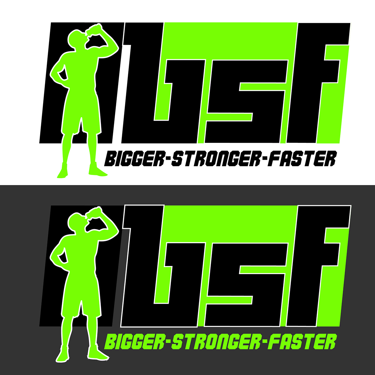 Logo Design by Karen P for Bigger Stronger Faster | Design #21864257