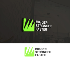 BSF - Bigger Stronger Faster OR just Bigger Stronger Faster | Logo Design by CreativeBaba