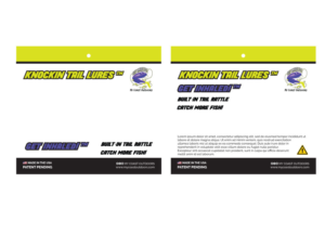 Fishing Lure Bag Design. Soft Plastic Saltwater Lures. | Label Design by cosmicline