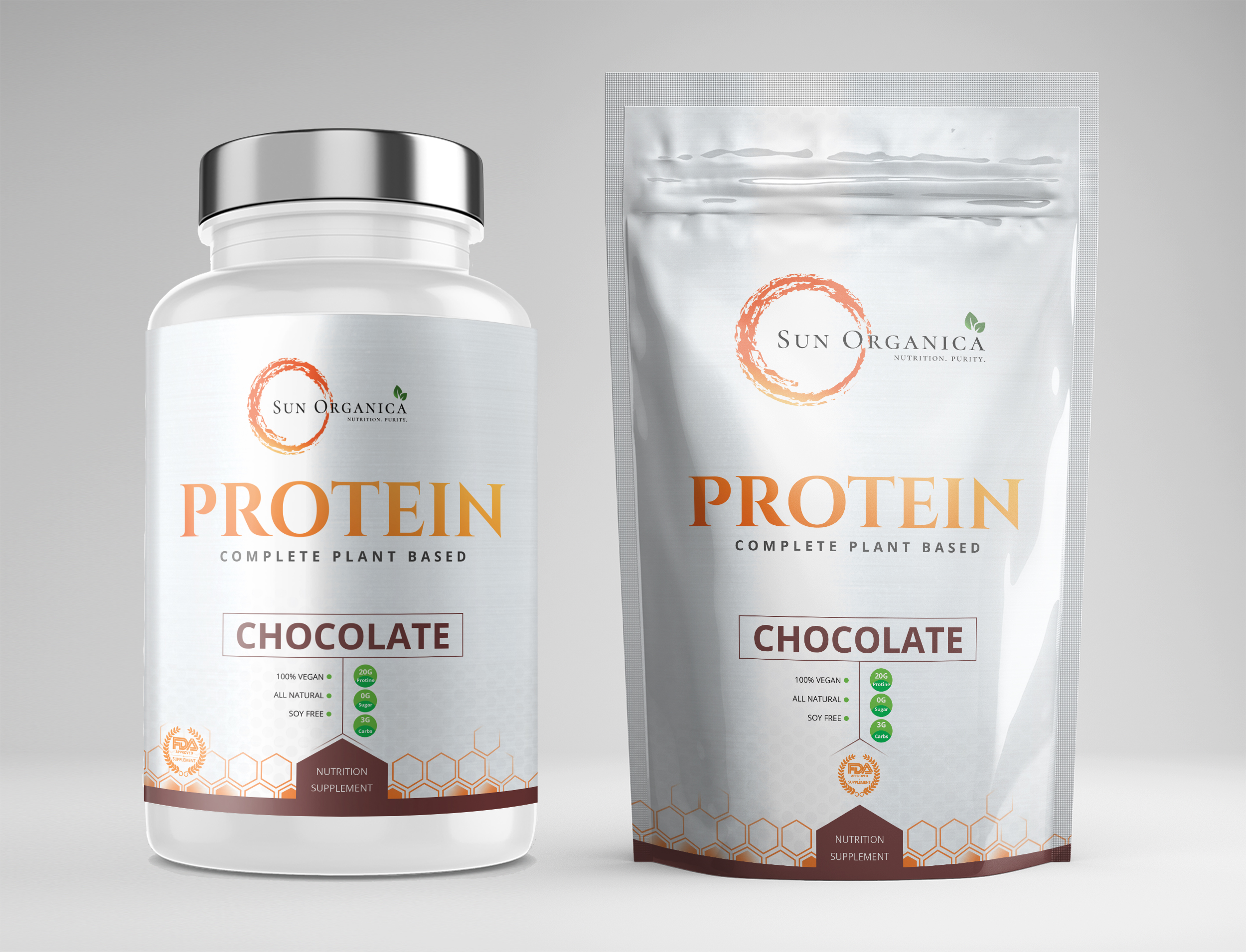 Packaging Design by Navisol Creatives for Sun Organica Nutrition | Design #21835887