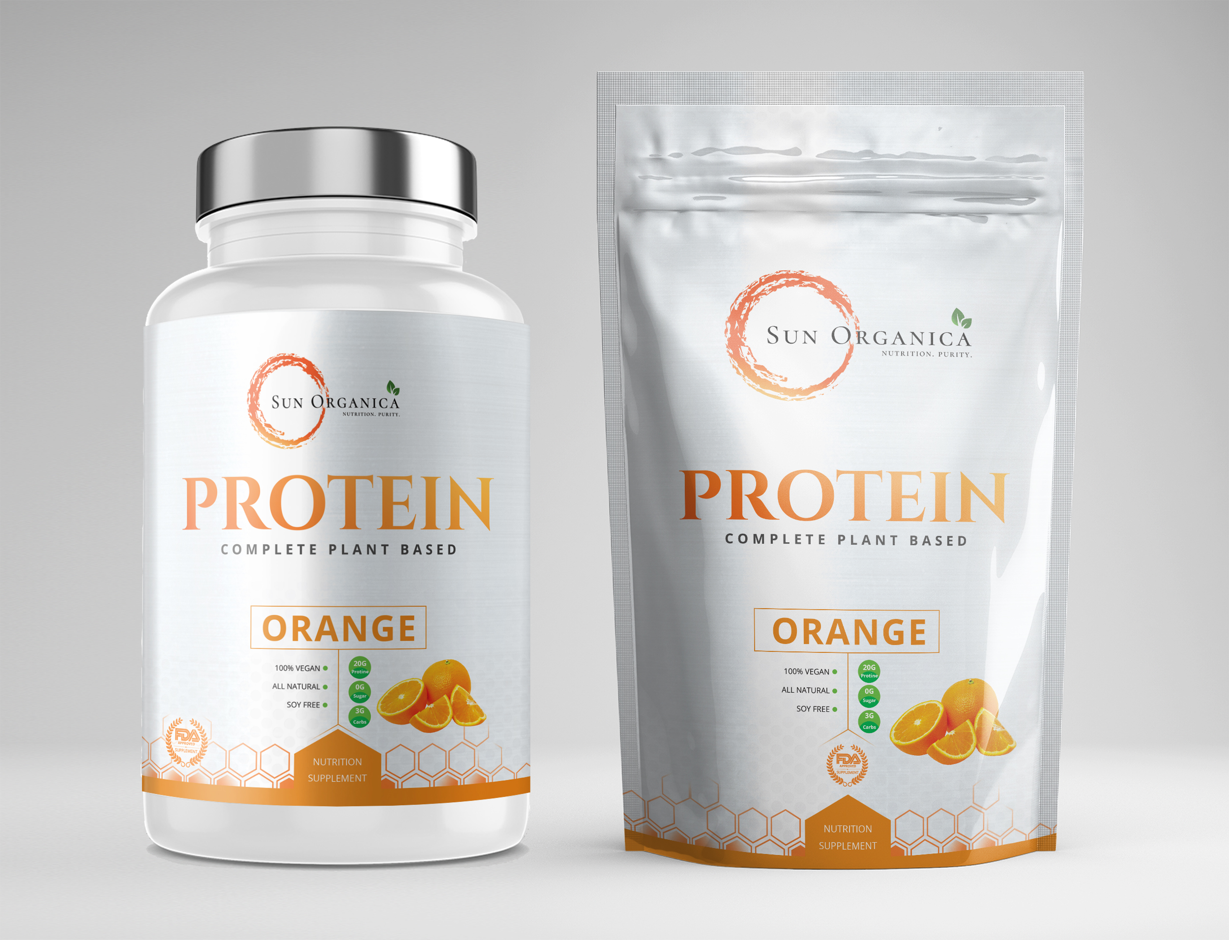 Packaging Design by Navisol Creatives for Sun Organica Nutrition | Design #21846813