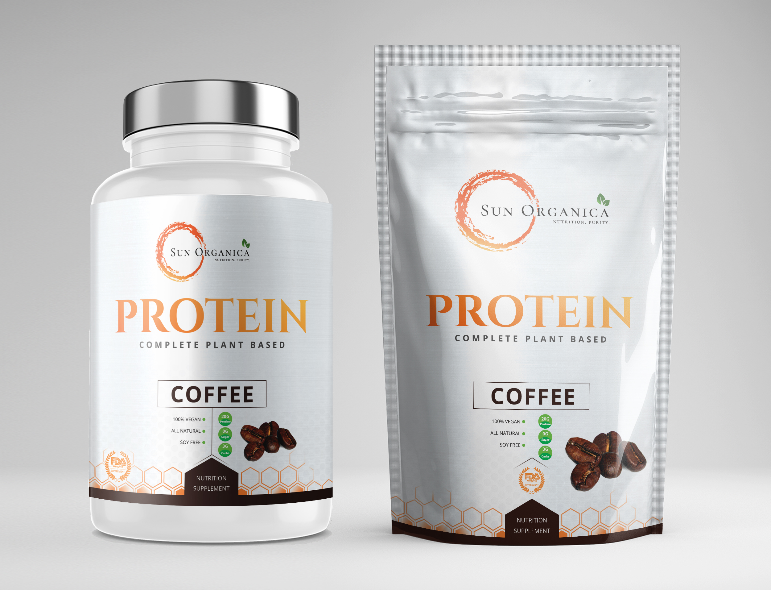 Packaging Design by Navisol Creatives for Sun Organica Nutrition | Design #21846814