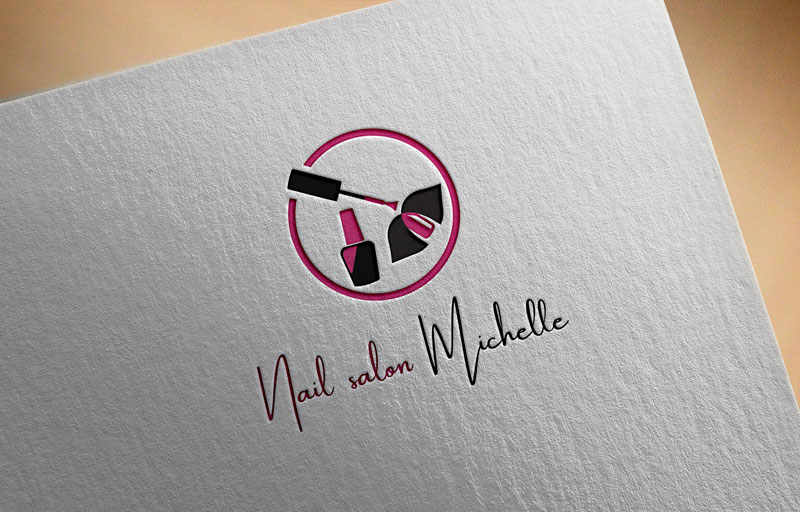 Logo Design for Nail salon Michelle / Quality manicure by JAFRIN ...