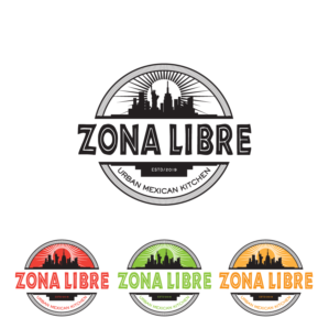 Zona Libre Urban Mexican Kitchen | Logo Design by Samantha Ward Design