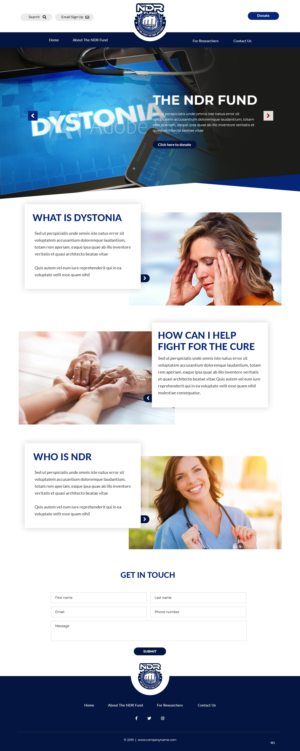 Web Design by pb for this project | Design: #21860807