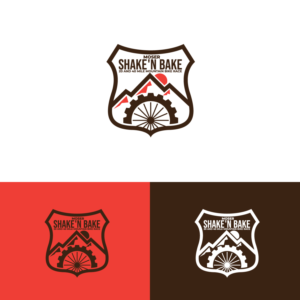 Moser Shake 'N Bake 20 and 40 mile Mountain Bike Race Bozeman Montana | Logo Design by Graphic Bricks