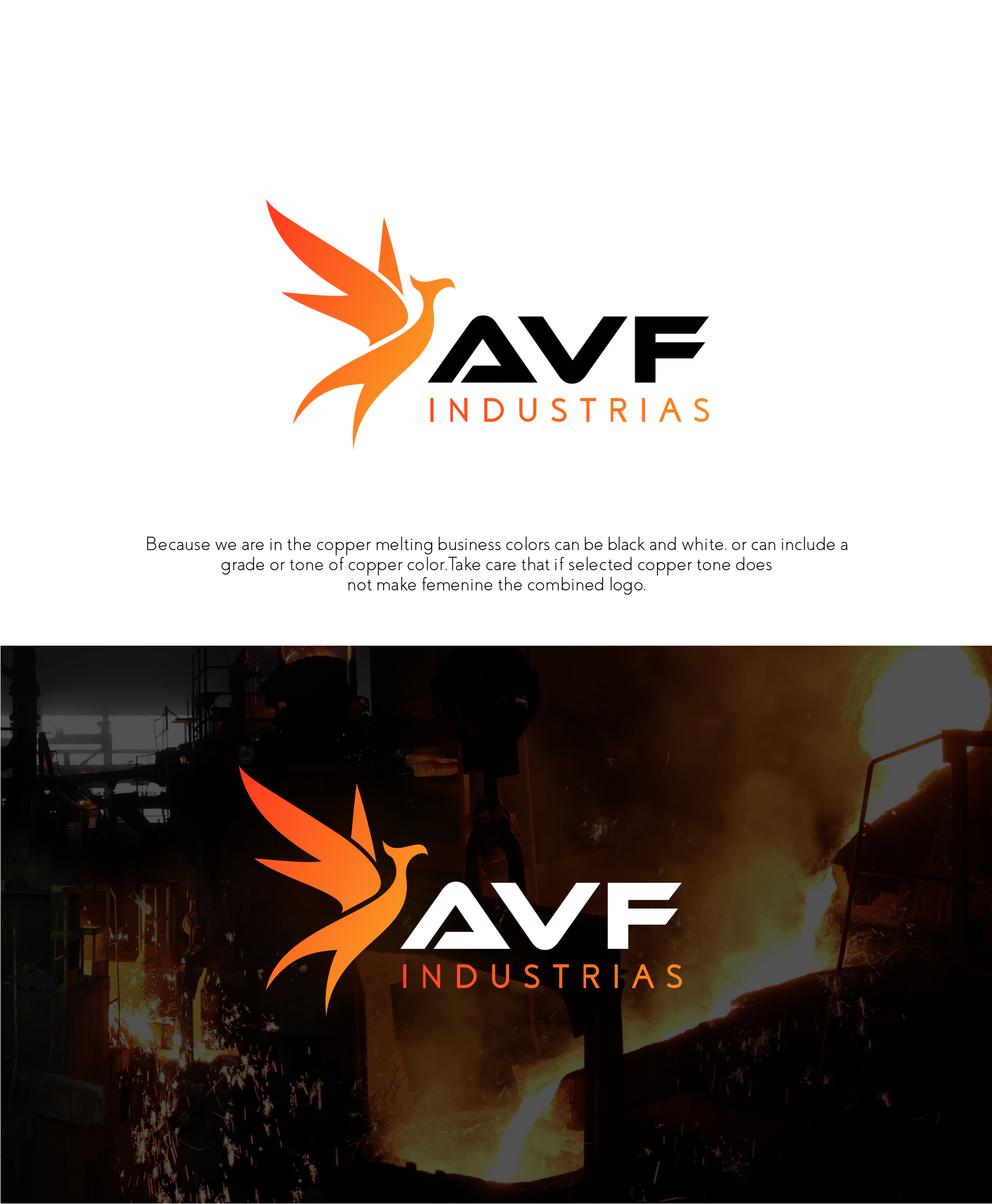 Diseño de Logo por mike edan para Industrias AVF S.A de C.V. | Diseño #21886509