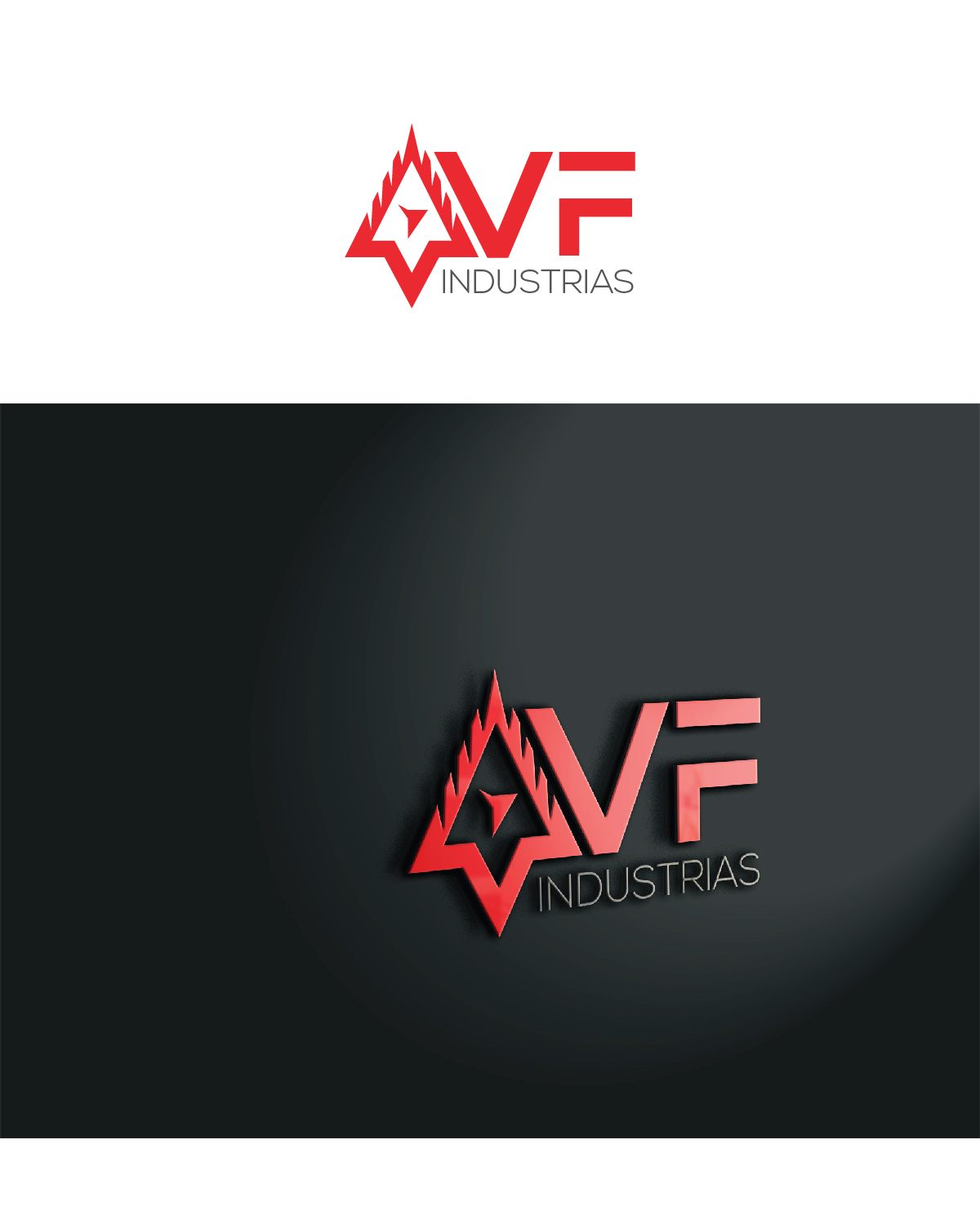 Logo Design by Maxo-Biz for Industrias AVF S.A de C.V. | Design #21844054