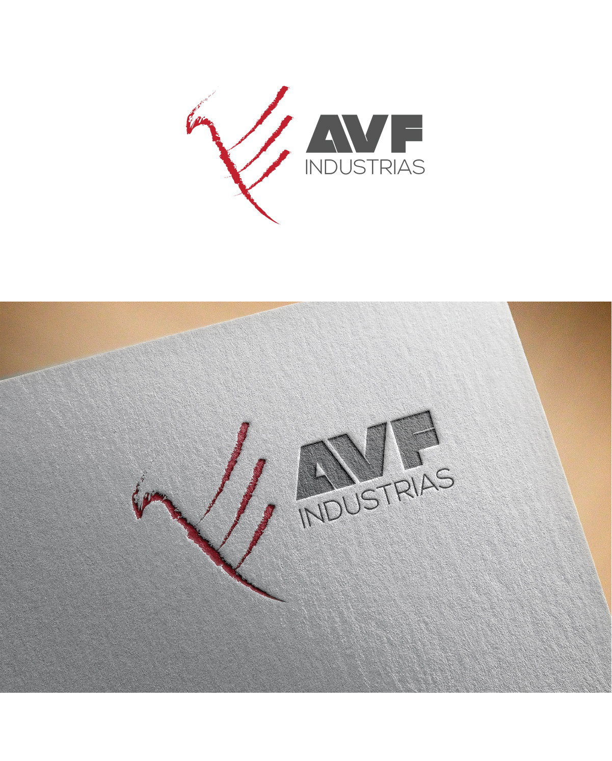 Logo Design by Maxo-Biz for Industrias AVF S.A de C.V. | Design #21892151