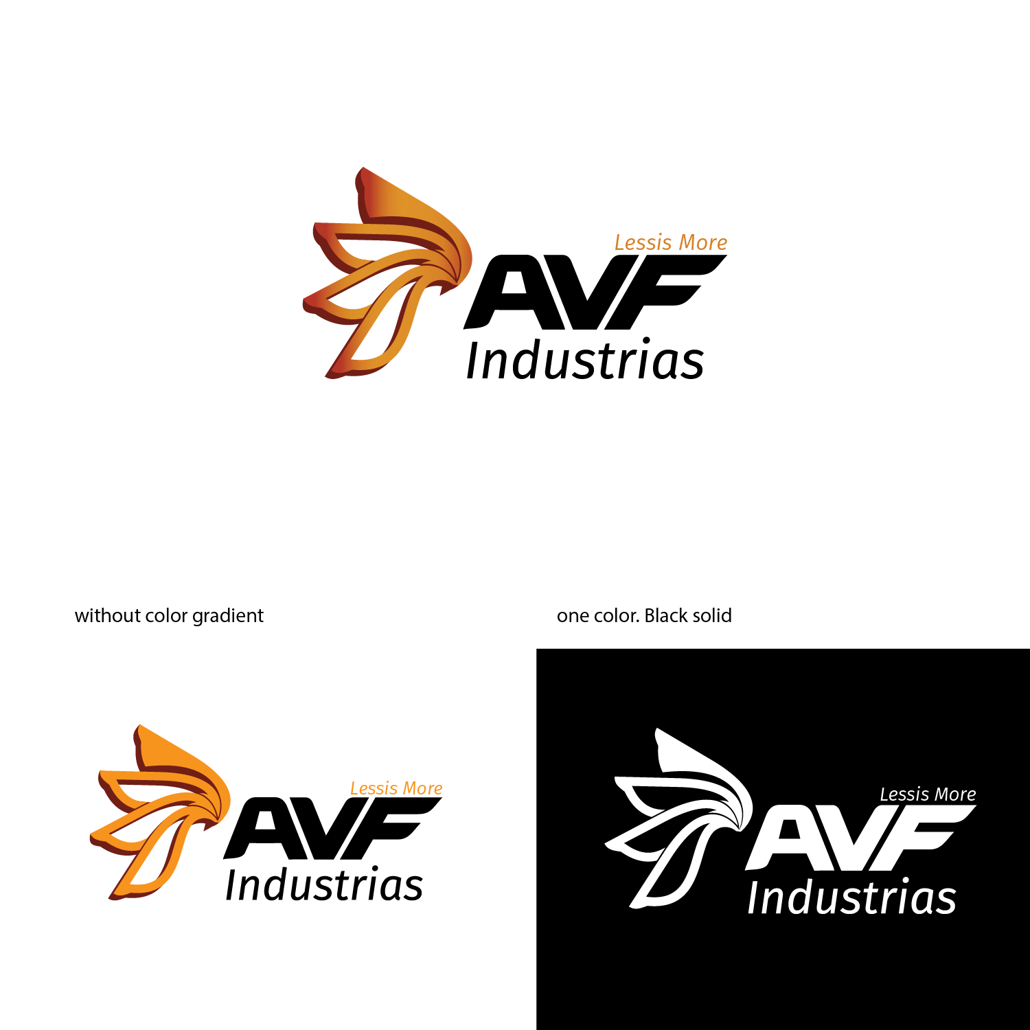 Logo Design by art  X for Industrias AVF S.A de C.V. | Design #21834365