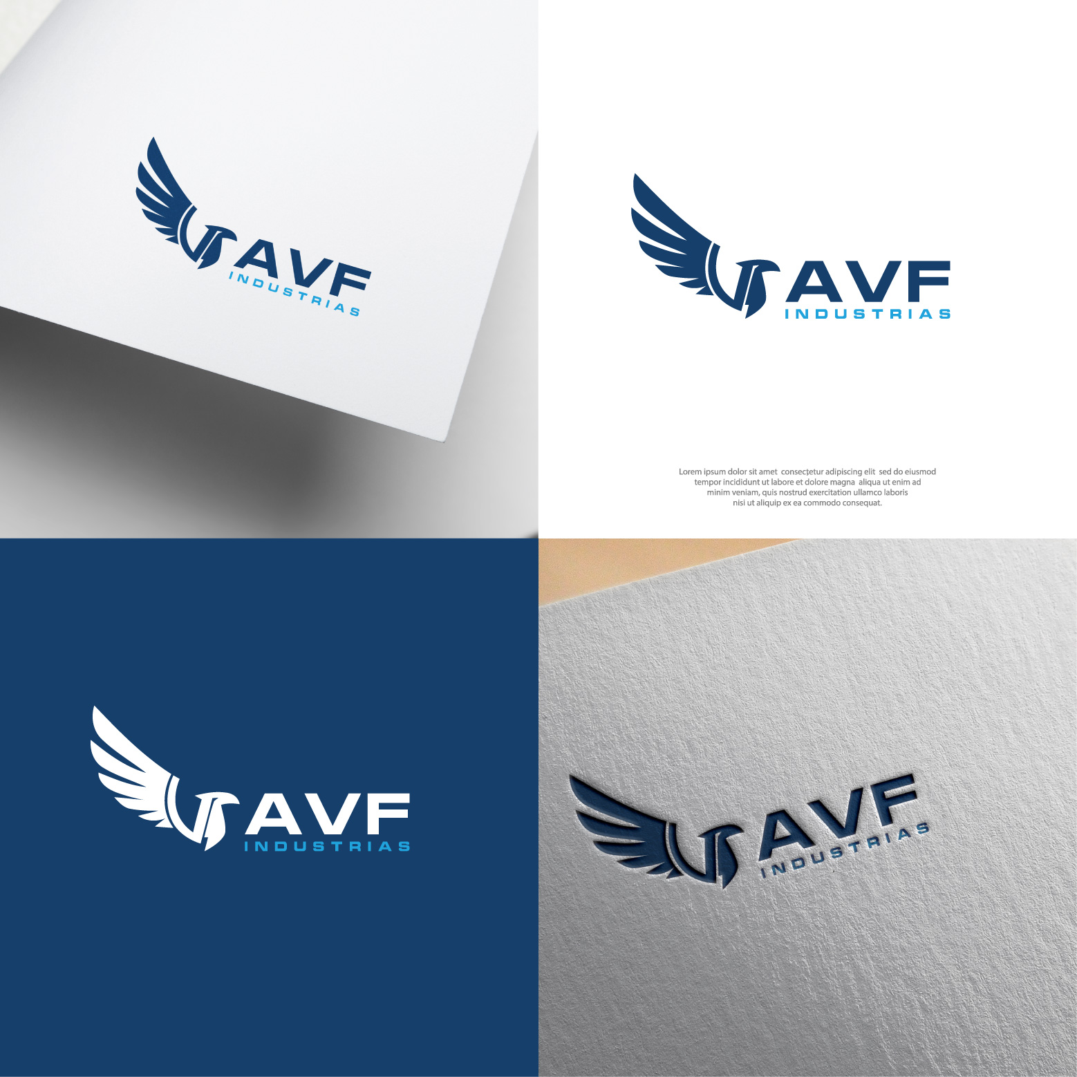 Logo Design by ThePirate for Industrias AVF S.A de C.V. | Design #21839226