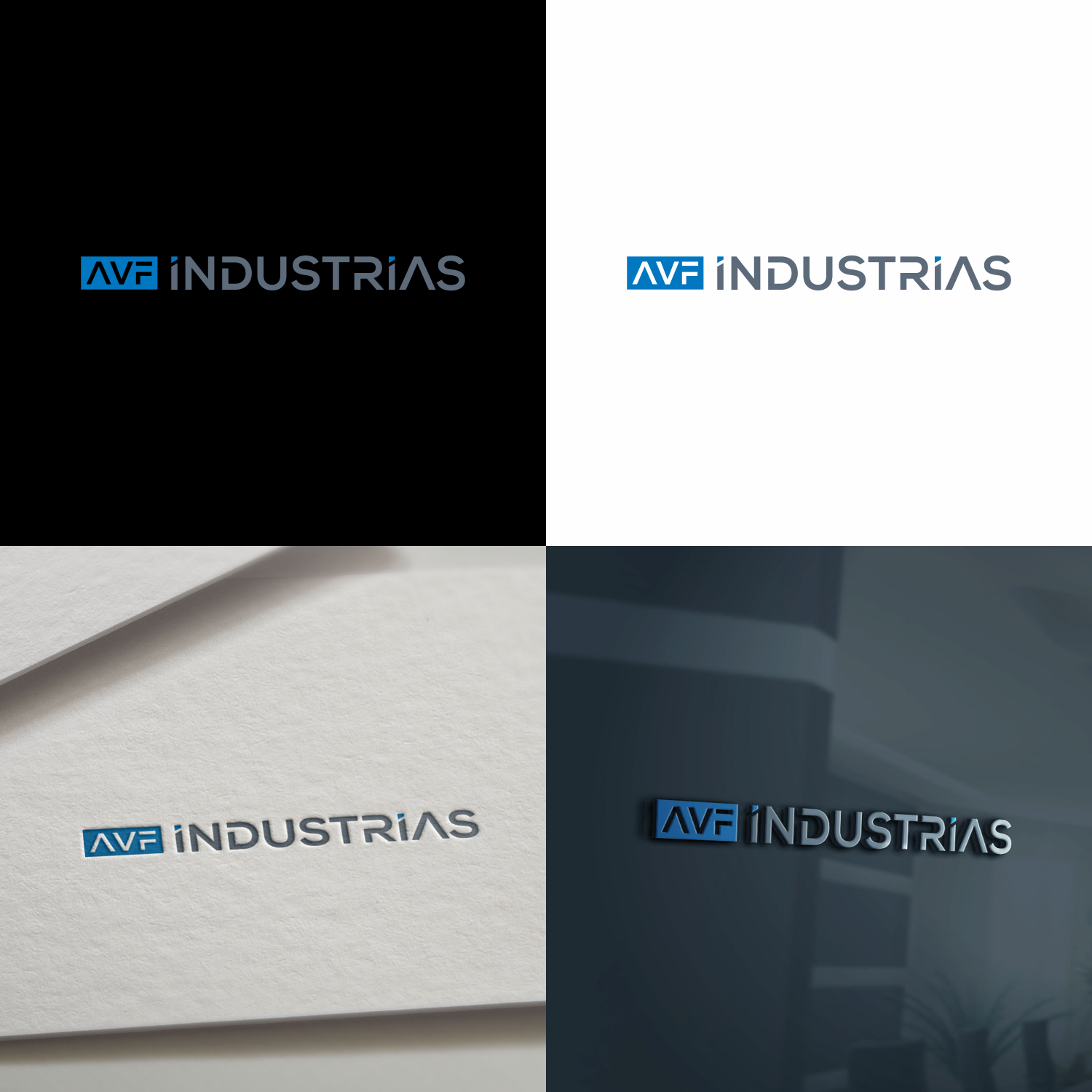 Logo Design by galang1996 2 for Industrias AVF S.A de C.V. | Design #21839153