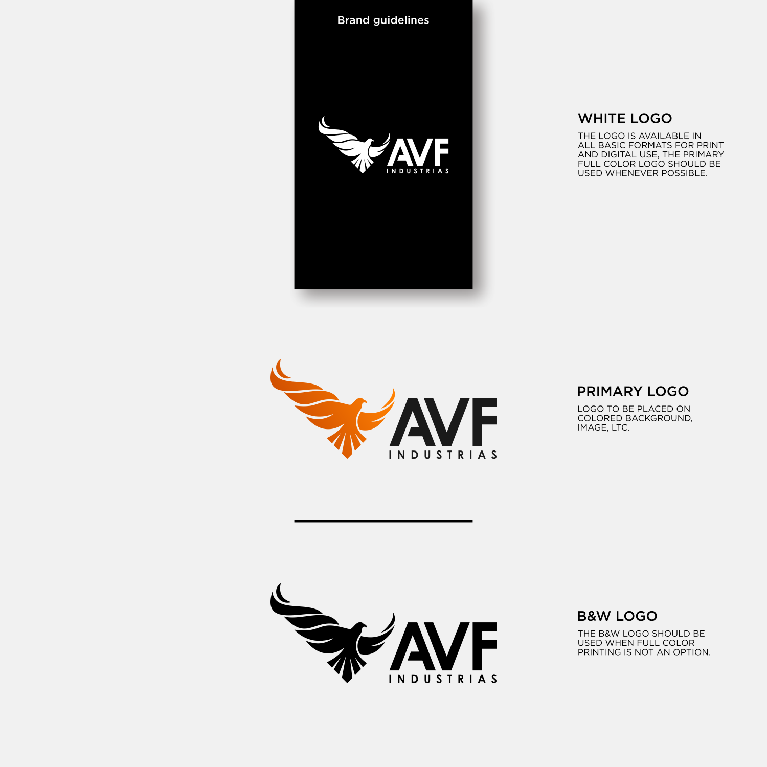 Logo Design by lanangejagat 2 for Industrias AVF S.A de C.V. | Design #22220341