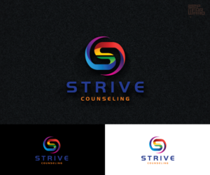 Strive Counseling | Logo Design by step forward 2