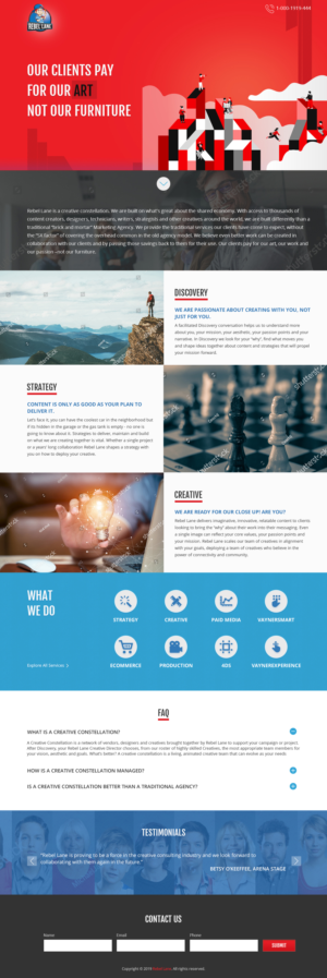 Web Design par ASL Global pour Rebel Lane | Design #21862565