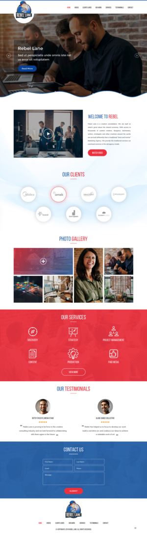 Web Design by pb for Rebel Lane | Design: #21854301