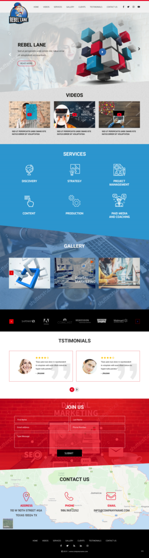 Web Design by pb for Rebel Lane | Design: #21854318