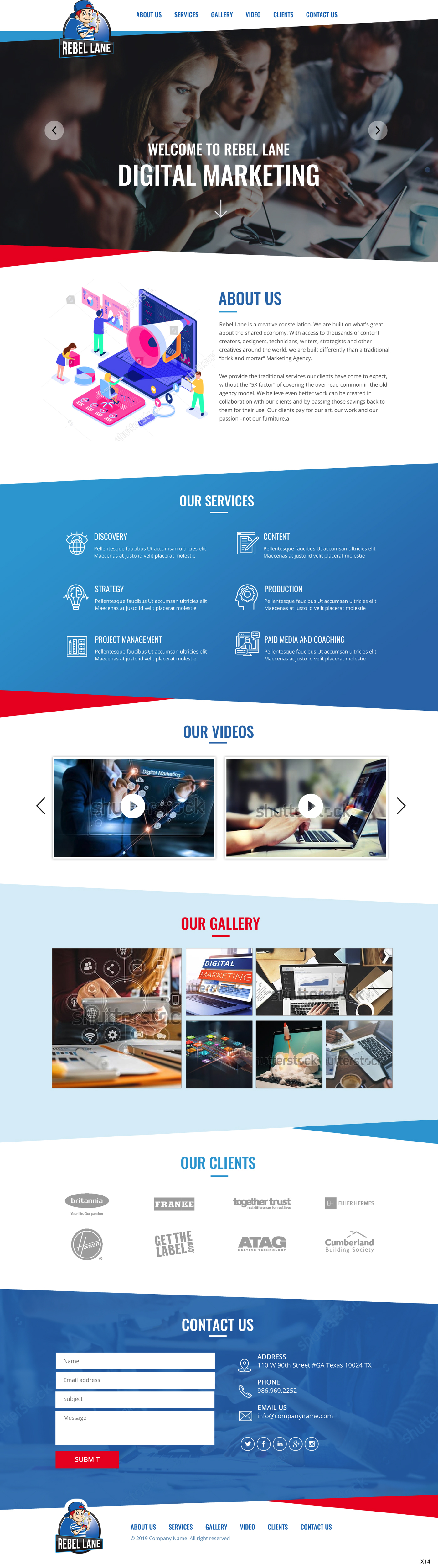 Web Design by pb for Rebel Lane | Design #21854321