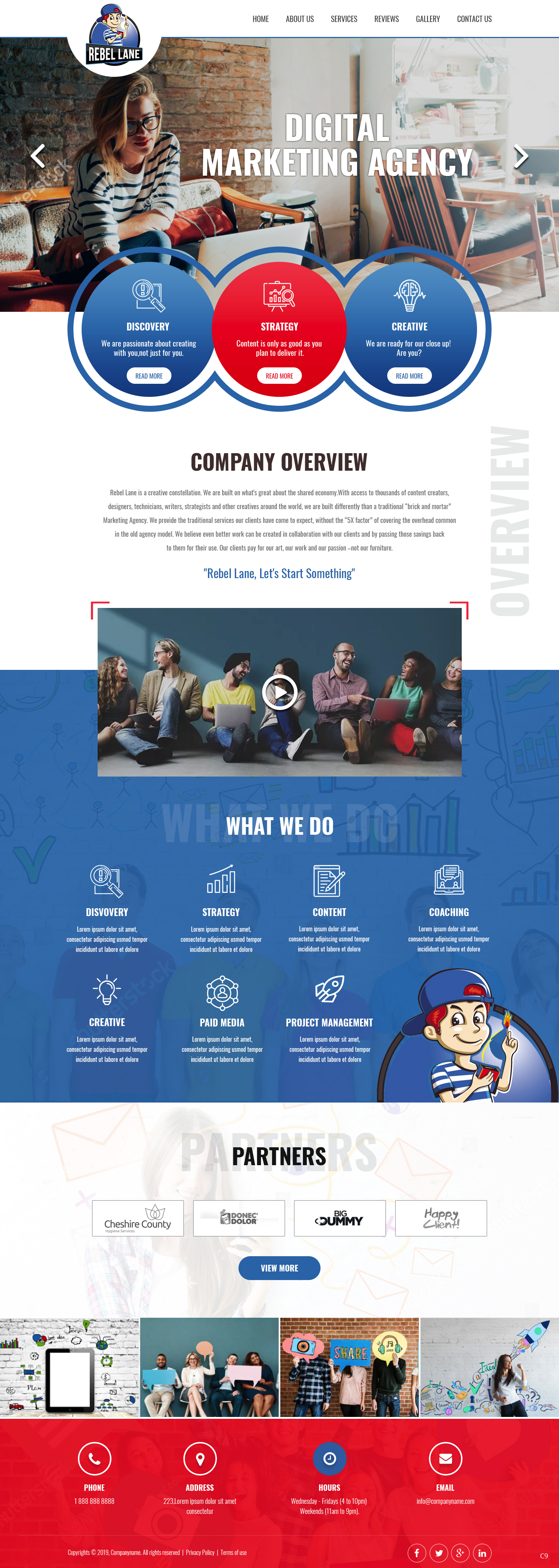 Web Design by pb for Rebel Lane | Design #21865457