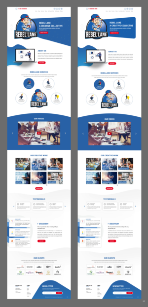 Web Design par pb pour Rebel Lane | Design #21882779