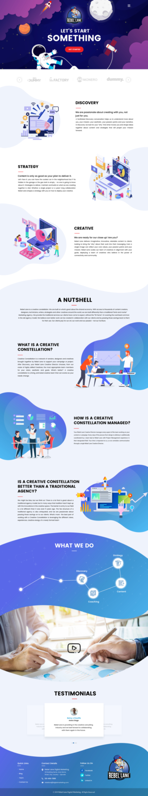 Web Design par Sbss pour Rebel Lane | Design : #21863638