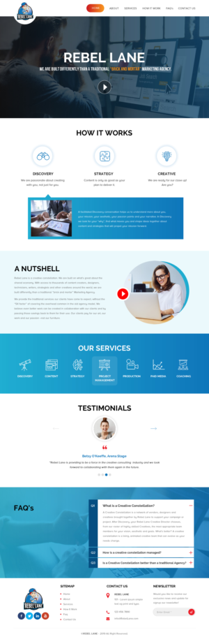 Web Design by rightway for Rebel Lane | Design: #21854470