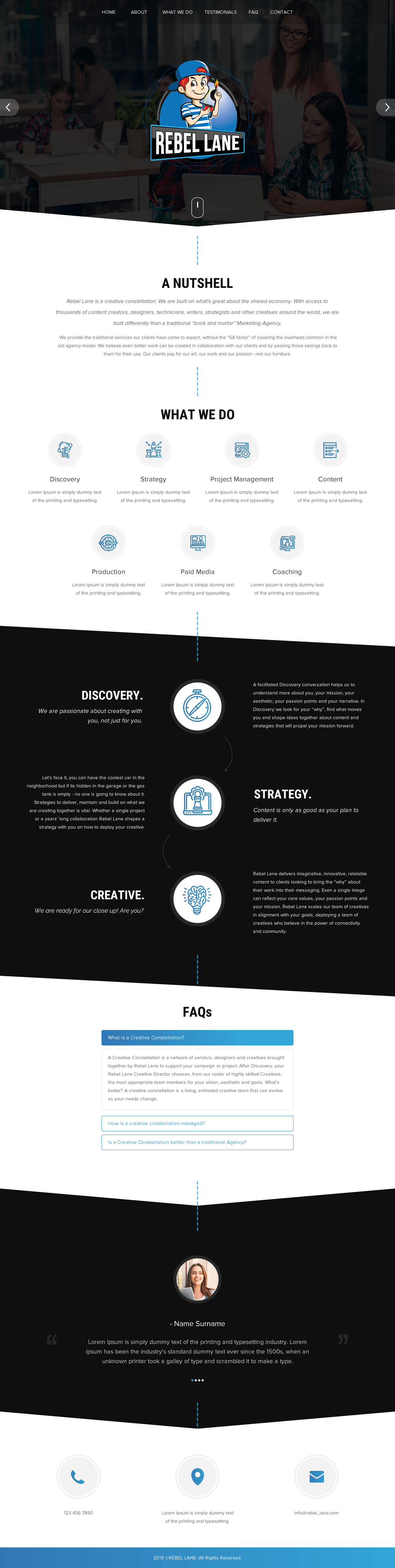 Web Design par rightway pour Rebel Lane | Design #21854471