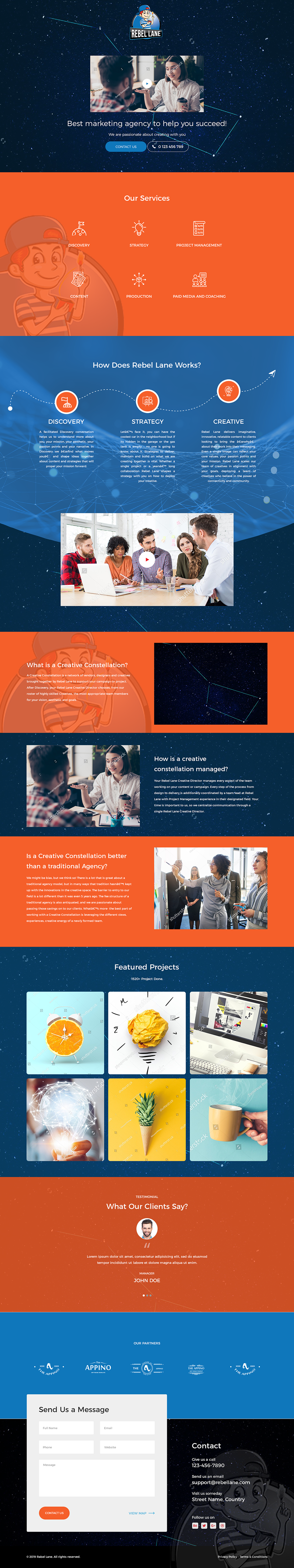 Web-Design von Mukarram Haidari für Rebel Lane | Design #21853243