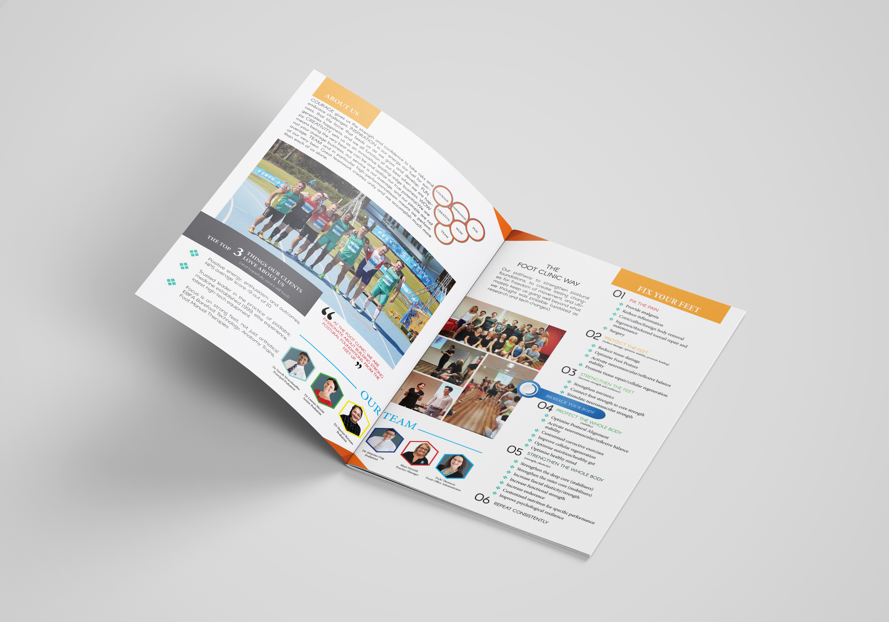 Brochure Design by Pranab S. for The Foot Clinic | Design #21861133