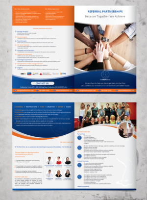 Broschüren-Design von alex989 für The Foot Clinic | Design: #21837009