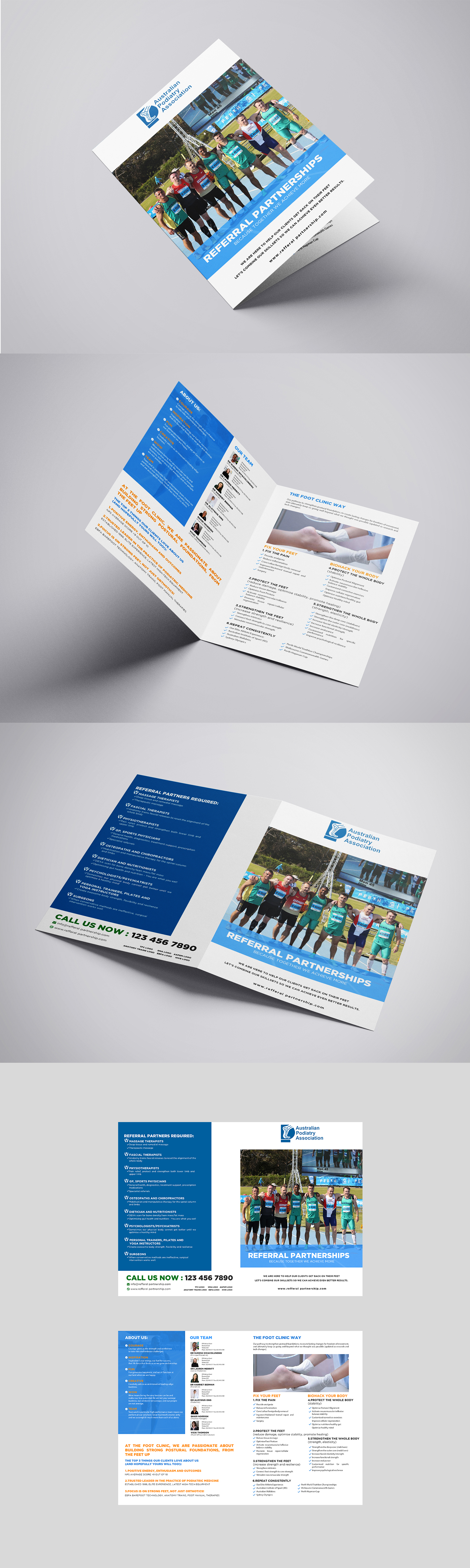 Design de Brochure par debdesign pour The Foot Clinic | Design #21862607
