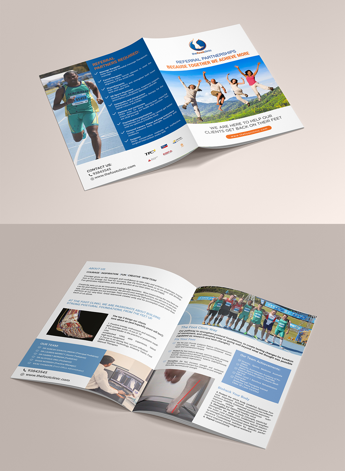 Brochure Design by debdesign for The Foot Clinic | Design #21892175