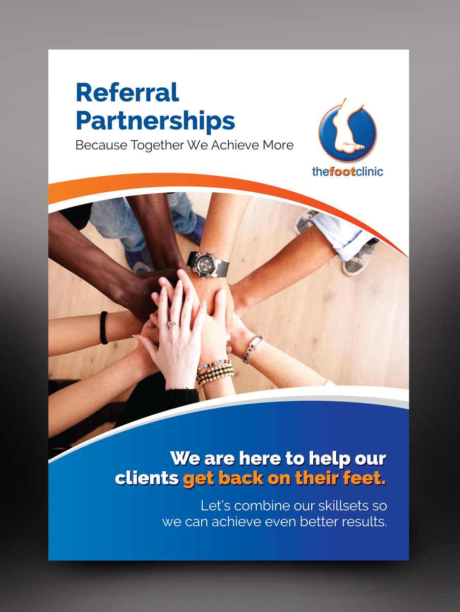 Brochure Design by rkailas for The Foot Clinic | Design #21869559