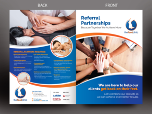 Brochure Design by rkailas for The Foot Clinic | Design: #21890538