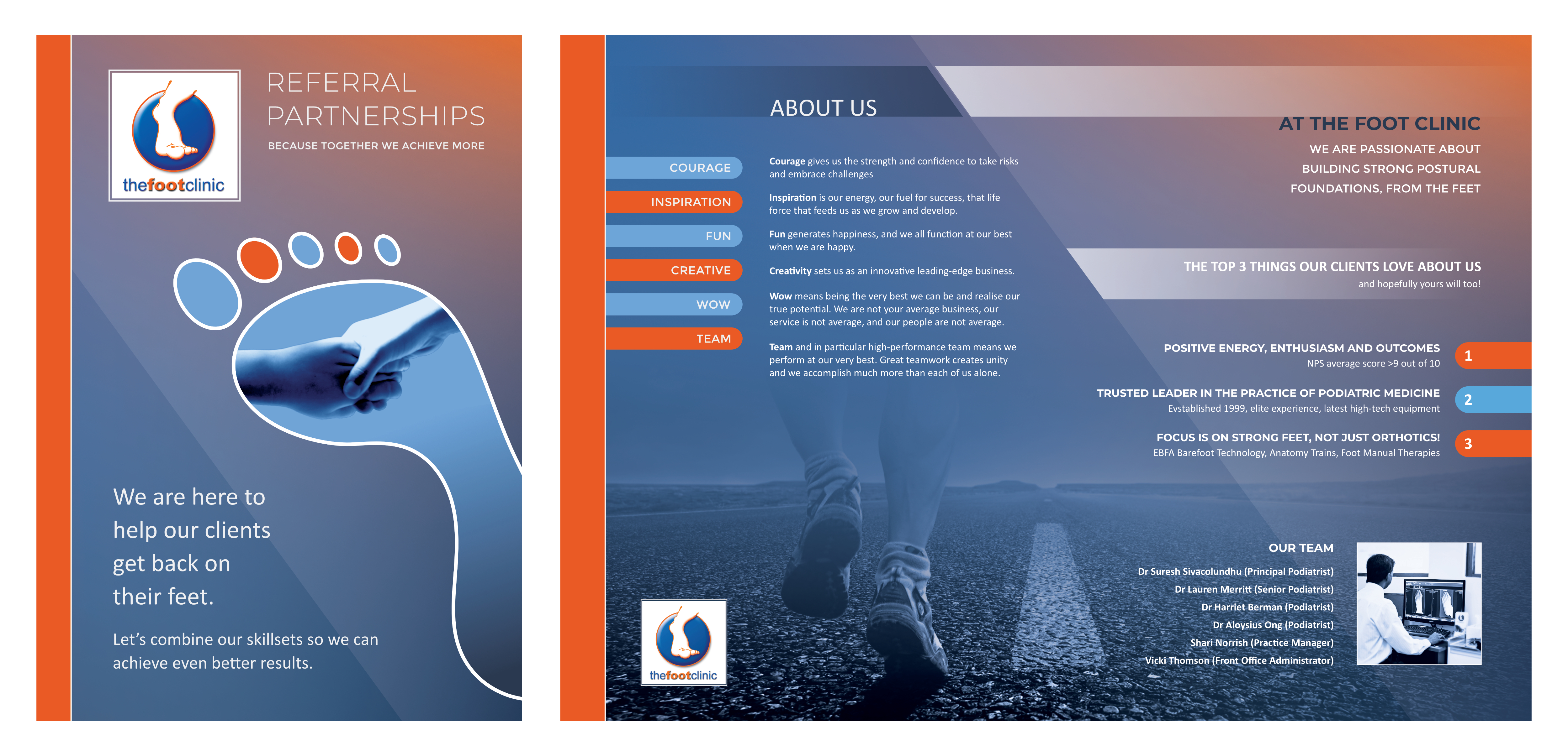 Design de Brochure par RAZORGRAPHICS pour The Foot Clinic | Design #21907516