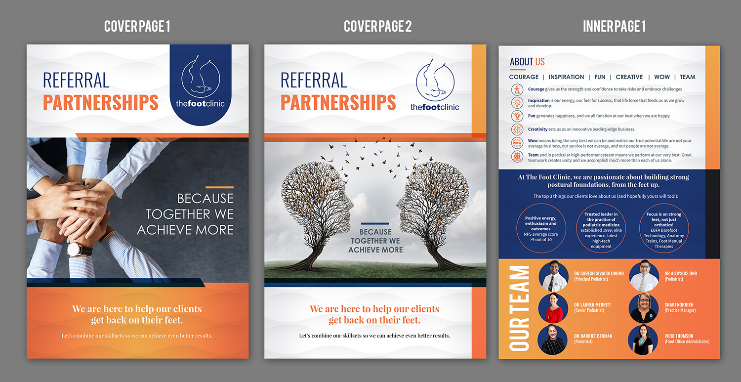 Brochure Design by SAI DESIGNS for The Foot Clinic | Design #21843279