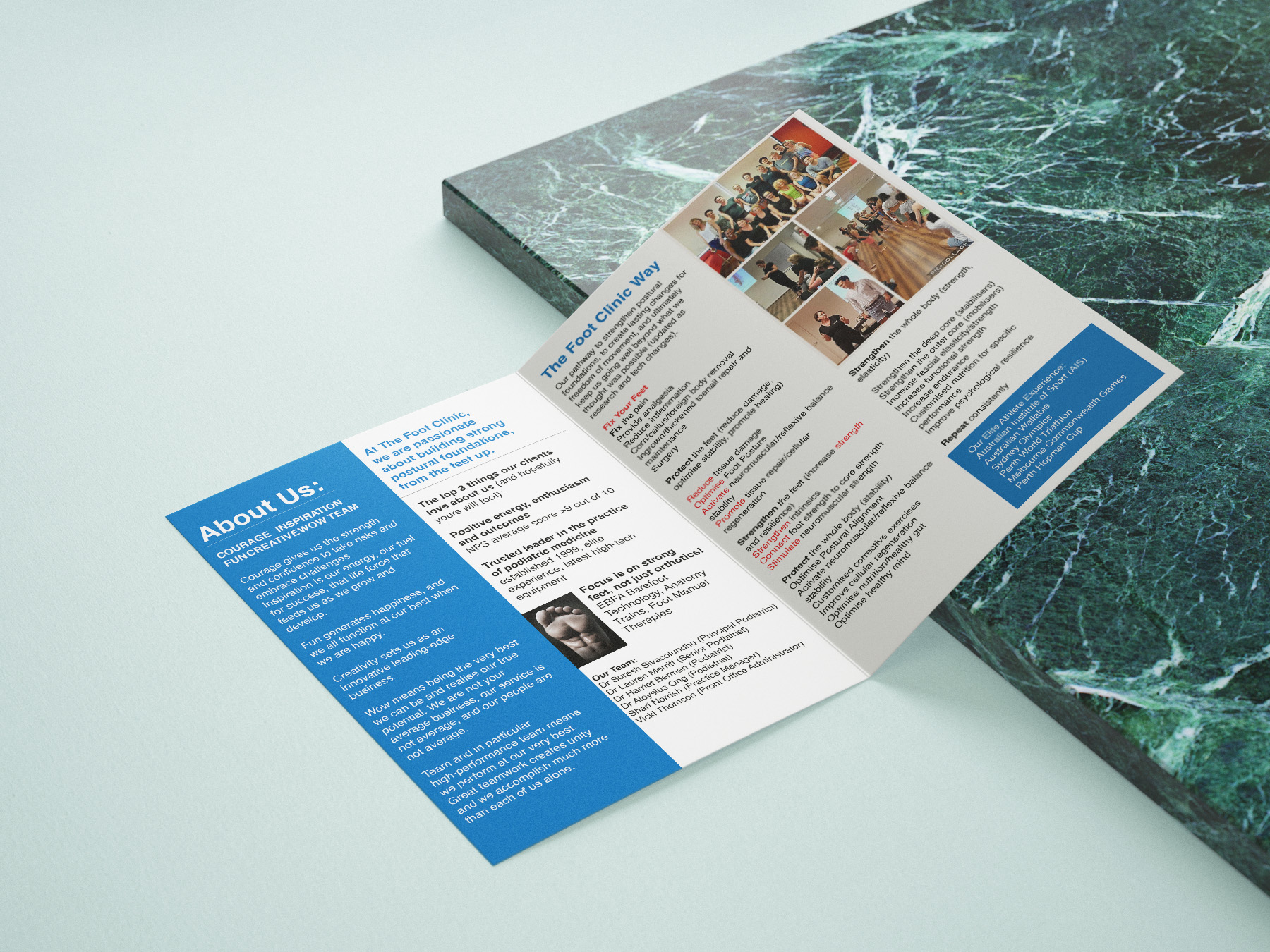 Brochure Design by wolfwud for The Foot Clinic | Design #21856450