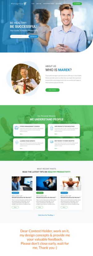 Landing Page Design by Creation Idea