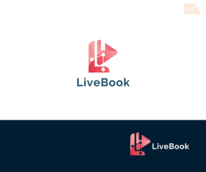 LiveBook  or liveBOOK - Logo plus logo type | Logo Design by step forward 2