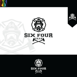 SixFour or 64 or Six Four Gear or 64 Gear | Logo Design by Iris 3