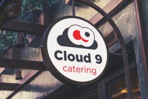 Cloud 9 Catering | Logo Design by FerTouch Arts