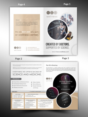Wellness/ Medical Fitness Company Seeks Promotional Brochure | Design de Brochure par innovative earth