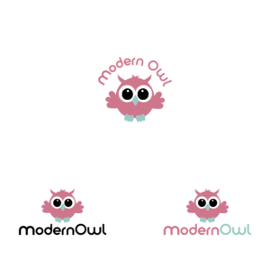 modern owl  | Logo Design by DominicDesign