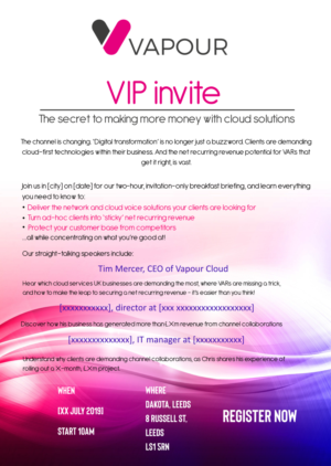 Invitation Design by Giovanni