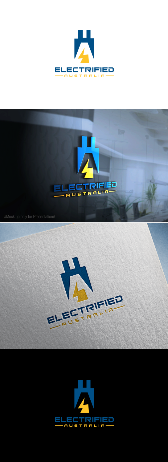 Logo Design by Mungbejotok for Electrified Queensland | Design #21874023