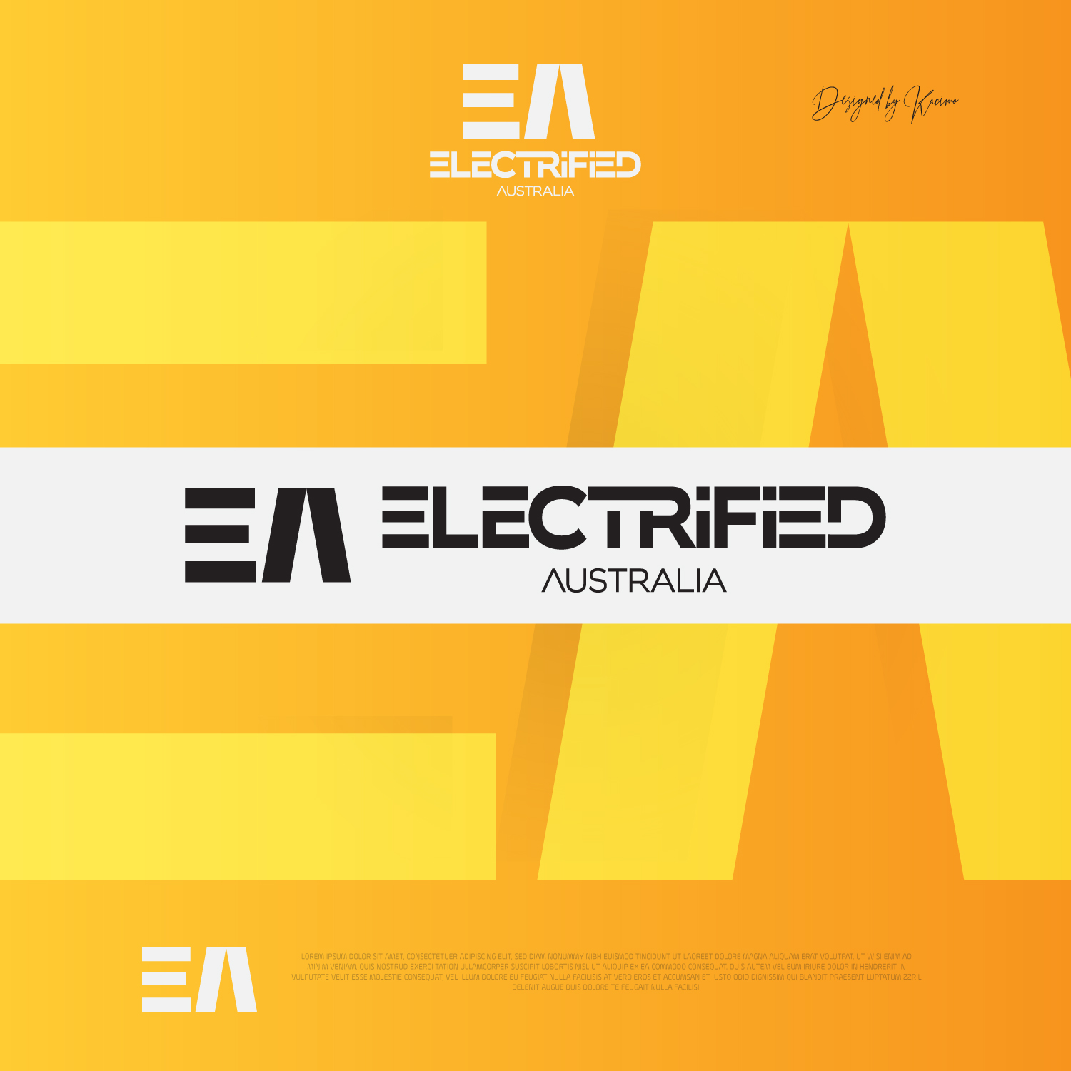 Logo Design by kacimo for Electrified Queensland | Design #21861190