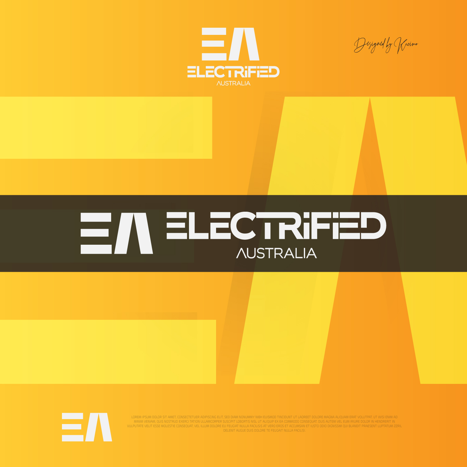Logo Design by kacimo for Electrified Queensland | Design #21861195