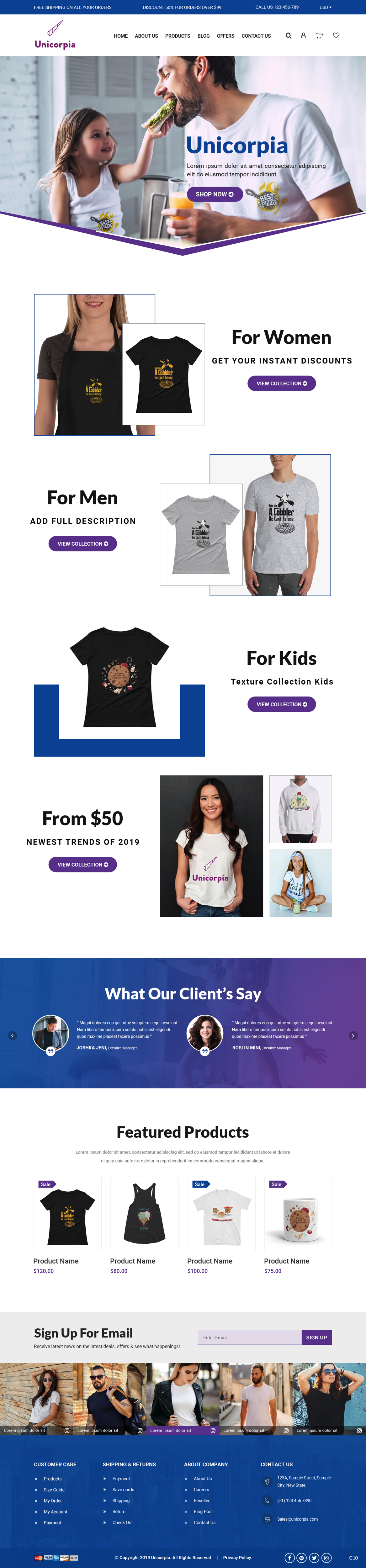 Diseño de Shopify por pb para Unicorpia, LLC | Diseño #21843917