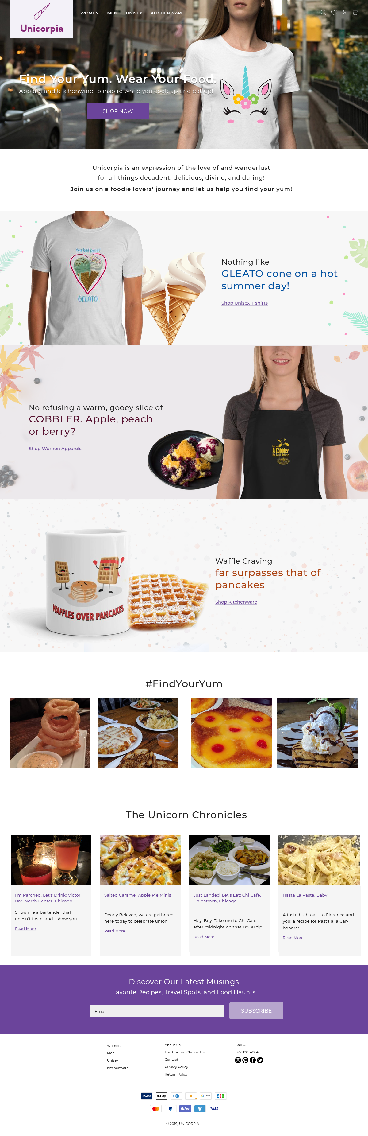Shopify Design by Wisitech InfoSolutions Pvt. Ltd for Unicorpia, LLC | Design #21860058