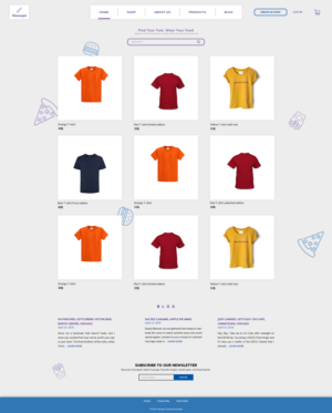 Shopify Design by Michael_Graphics for Unicorpia, LLC | Design: #21861619
